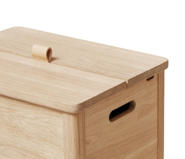 Form & Refine A Line Laundry Box White Oiled Oak